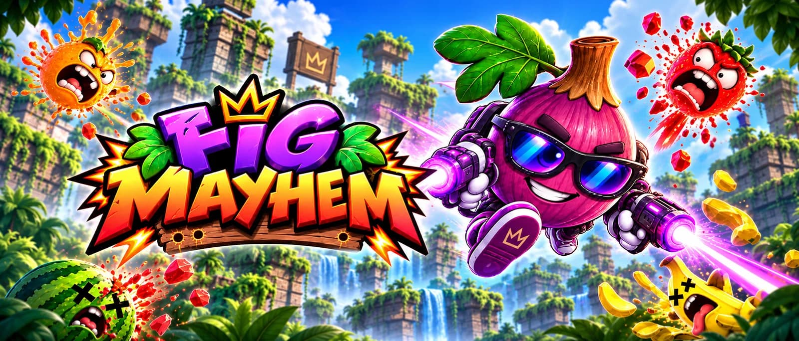 FigMayhem illustrated banner