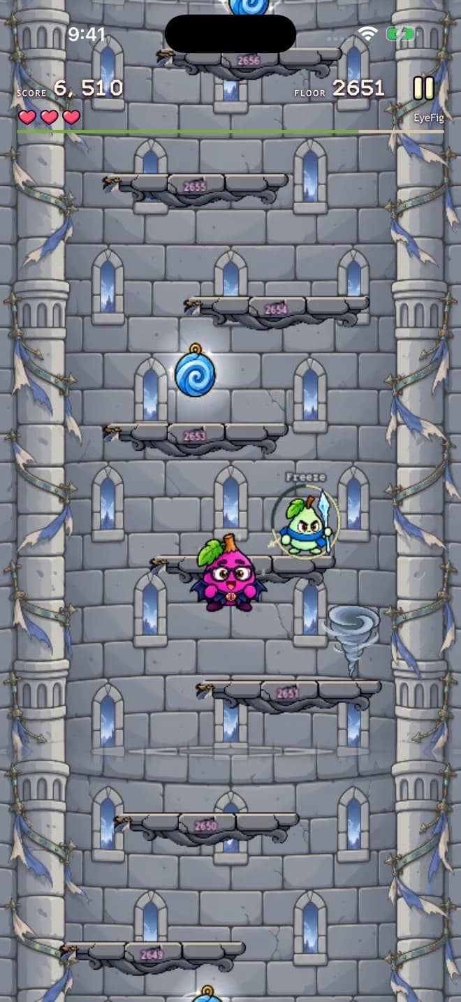 EyeFig and Freeze in Gale Tower